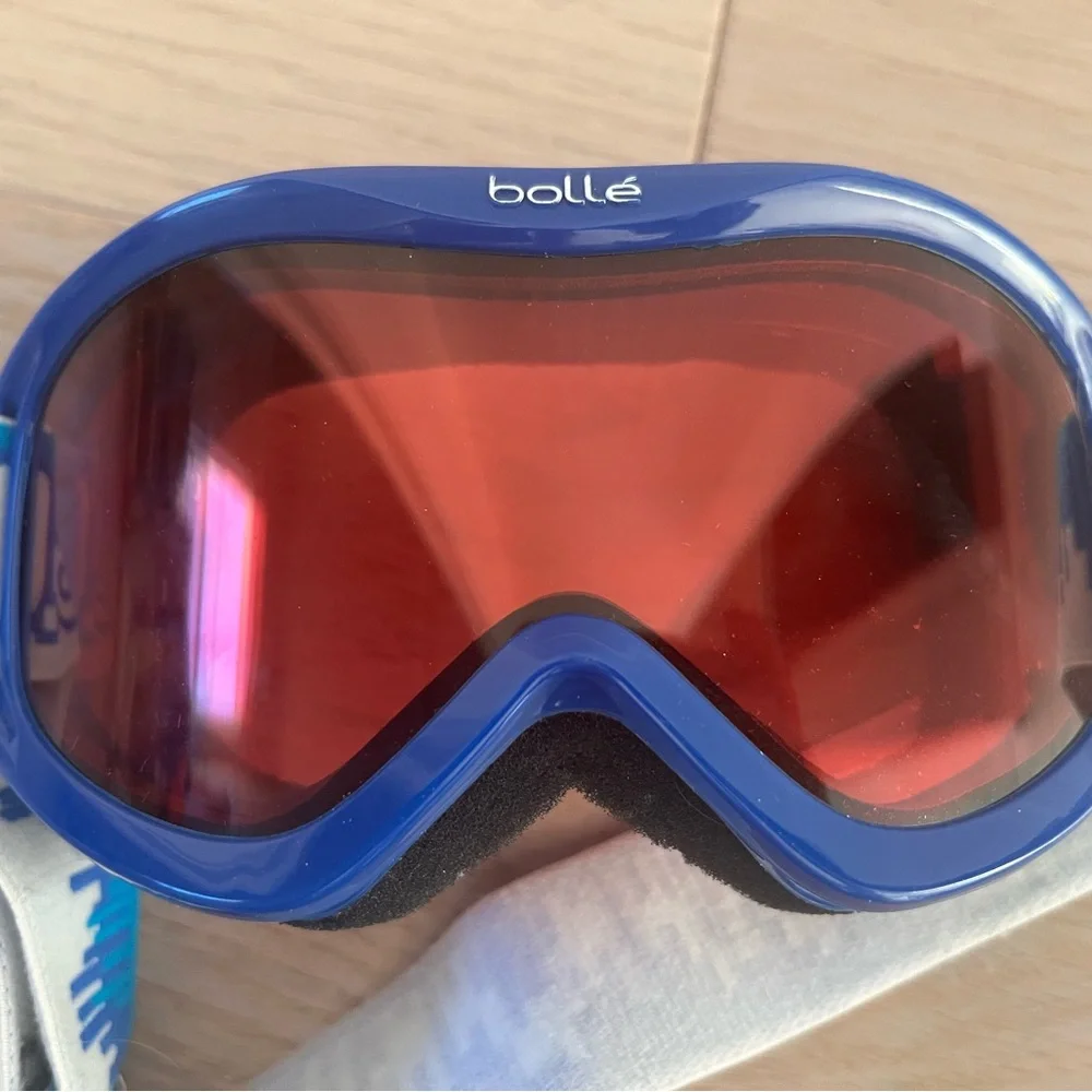 Bollé Blue and Red Kids Ski Goggles